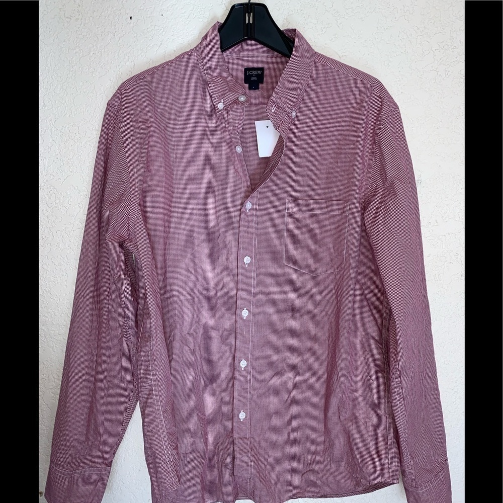 𝅺🌵 NEW J Crew Button Down Dress Shirt Cotton E1x
